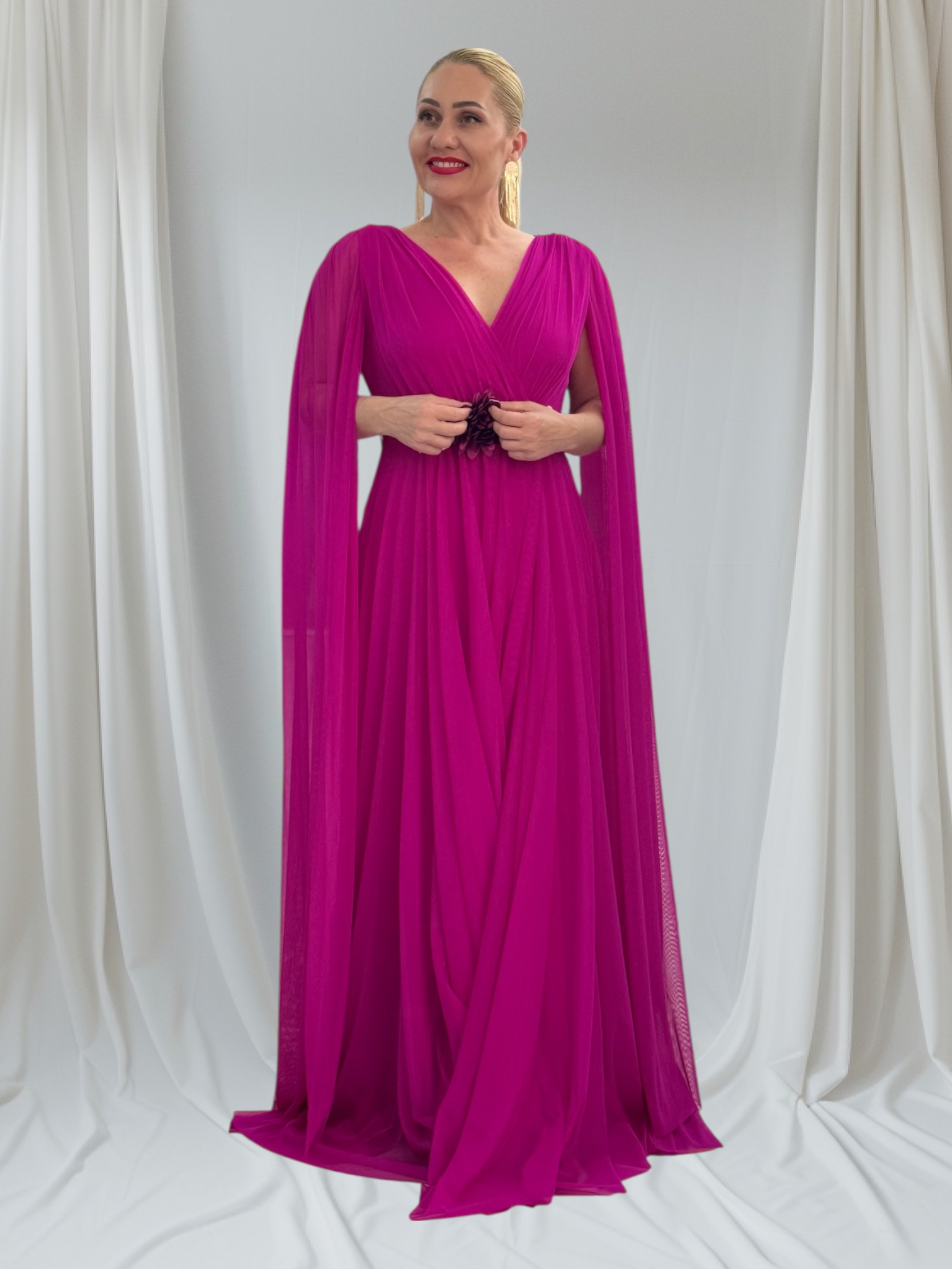 VESTIDO DAMAS CAPA - Imagen 4