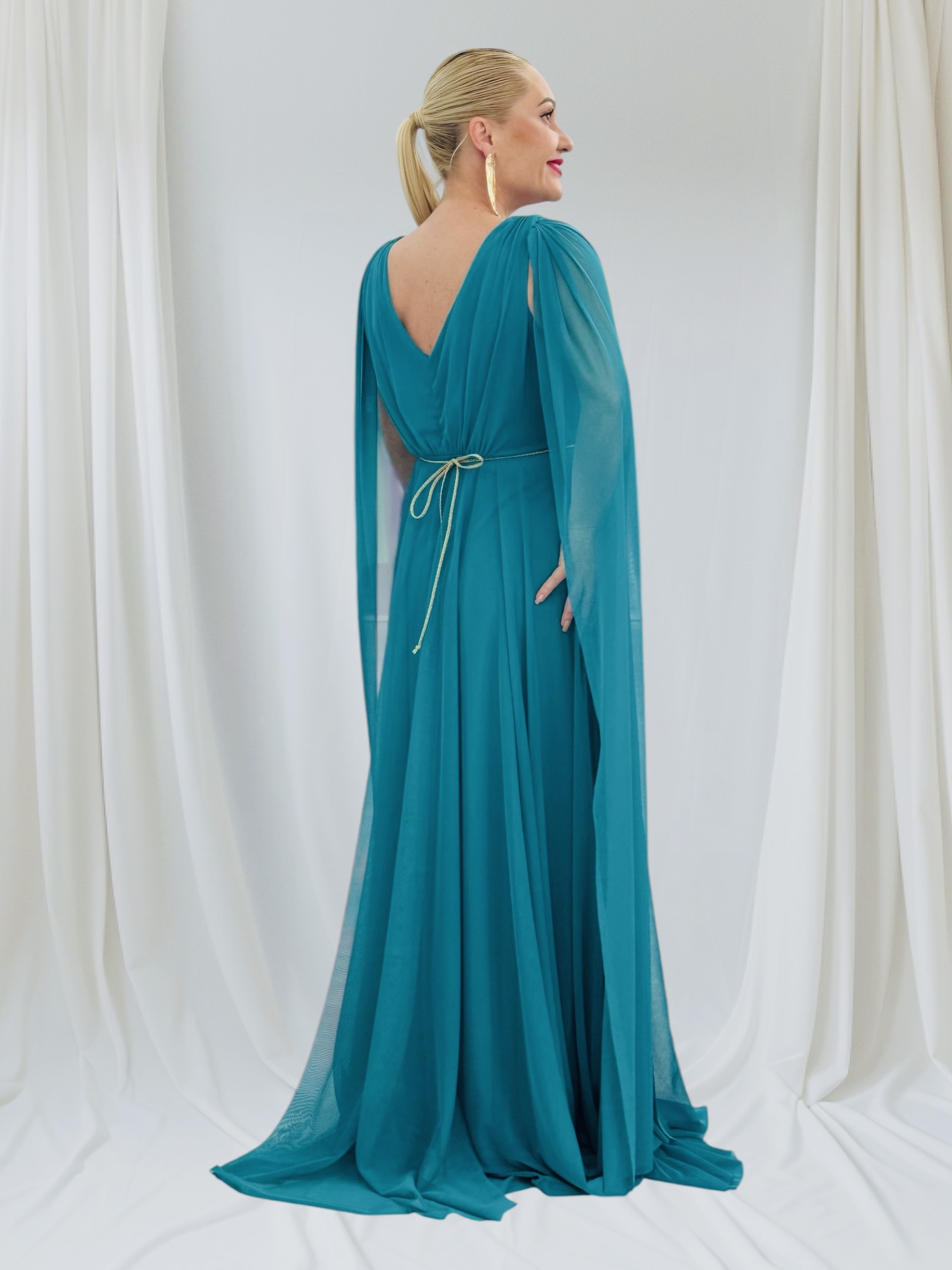 VESTIDO DAMAS CAPA - Imagen 2